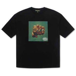 Criminal Damage Fist Of Gold Tee - Black