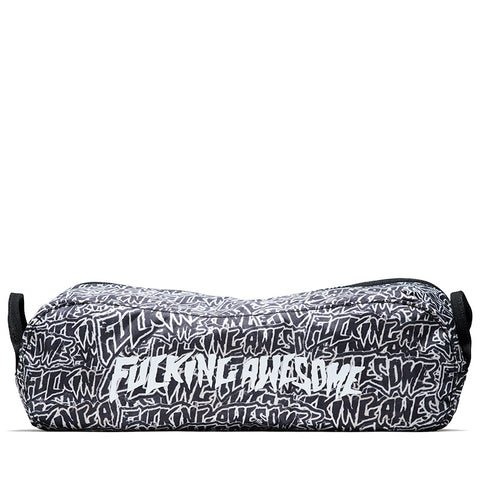 Fucking Awesome Burnt Stamp Logo Helinox Chair One - Black/White