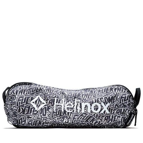 Fucking Awesome Burnt Stamp Logo Helinox Chair One - Black/White