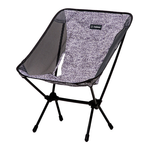 Fucking Awesome Burnt Stamp Logo Helinox Chair One - Black/White