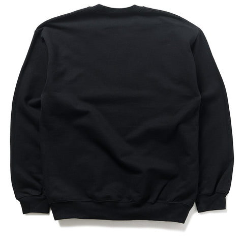 Fucking Awesome Knockout Tonal Embroidered Crewneck - Black