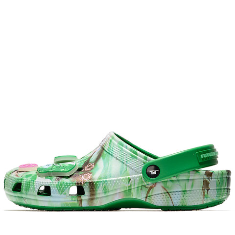 Futura Laboratories x Crocs Classic Clog - Green Ivy