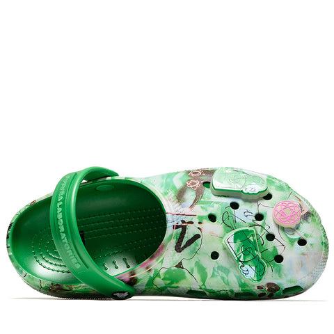 Futura Laboratories x Crocs Classic Clog - Green Ivy