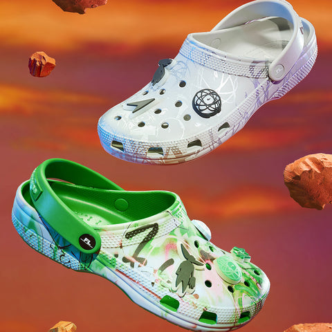 Futura Laboratories x Crocs Classic Clog - Pearl White