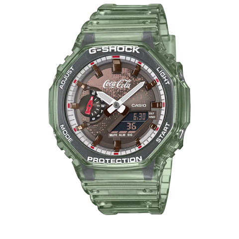 Coca-Cola x Casio G-Shock 2100 Series Analog-Digital Watch - Green