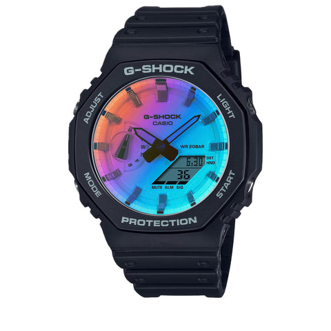 Casio G-Shock 2100 Series Analog-Digital Watch - Black/Iridescent