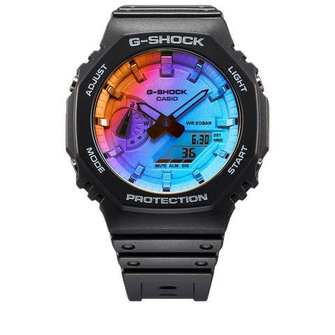 Casio G-Shock 2100 Series Analog-Digital Watch - Black/Iridescent