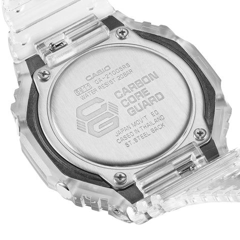Casio G-Shock 2100 Series Analog-Digital Watch - Clear/Iridescent