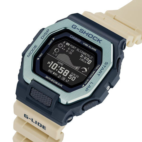 Casio G-Shock Move GBX-100 Series Digital Watch - Blue/Cream
