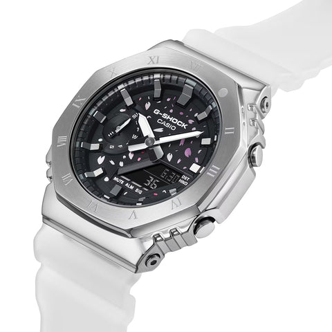 ONE OK ROCK x Casio G-Shock 2100 Series Analog-Digital Watch - Silver