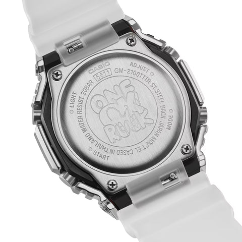 ONE OK ROCK x Casio G-Shock 2100 Series Analog-Digital Watch - Silver