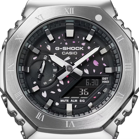 ONE OK ROCK x Casio G-Shock 2100 Series Analog-Digital Watch - Silver