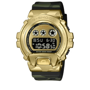Casio G-Shock 6900 Series Digital Watch - Gold/Camo