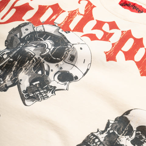 Godspeed New York Mankind vs AI Tee - Bone/Red