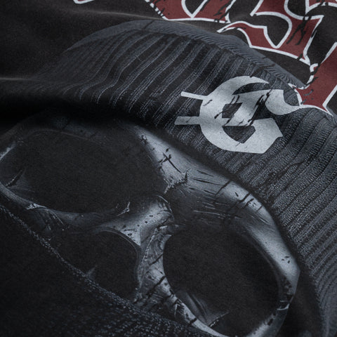 Godspeed New York Balaclava Szn Tee - Grey Wash/Red