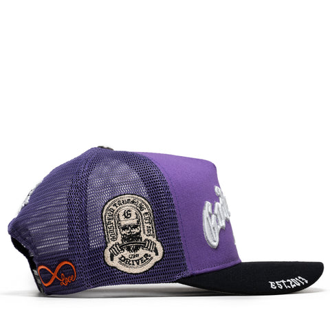 Godspeed New York GS Forever Trucker Hat - Purple/Black
