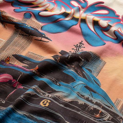 Godspeed New York Memento Vivere Tee - Bone