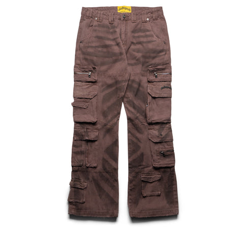 Godspeed New York Skidrow Flared Cargo Pants - Clay