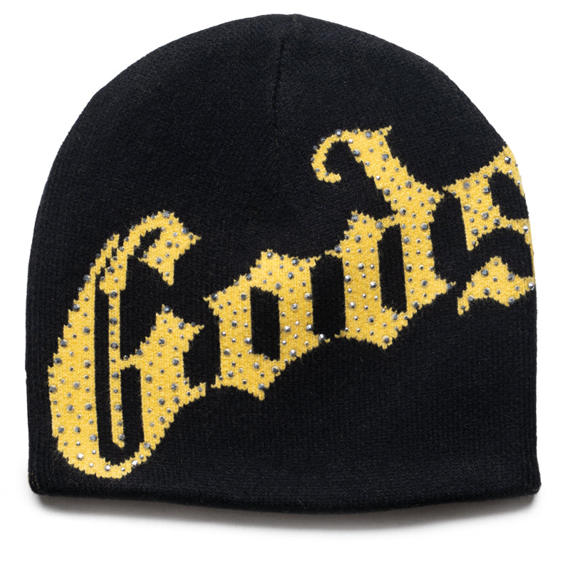 Godspeed New York OG Logo Studded Beanie - Black/Yellow – Sneaker