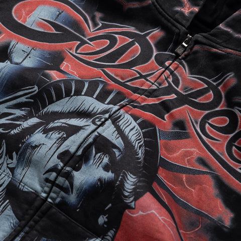 Godspeed New York Voltage Zip Hoodie V2 - Red