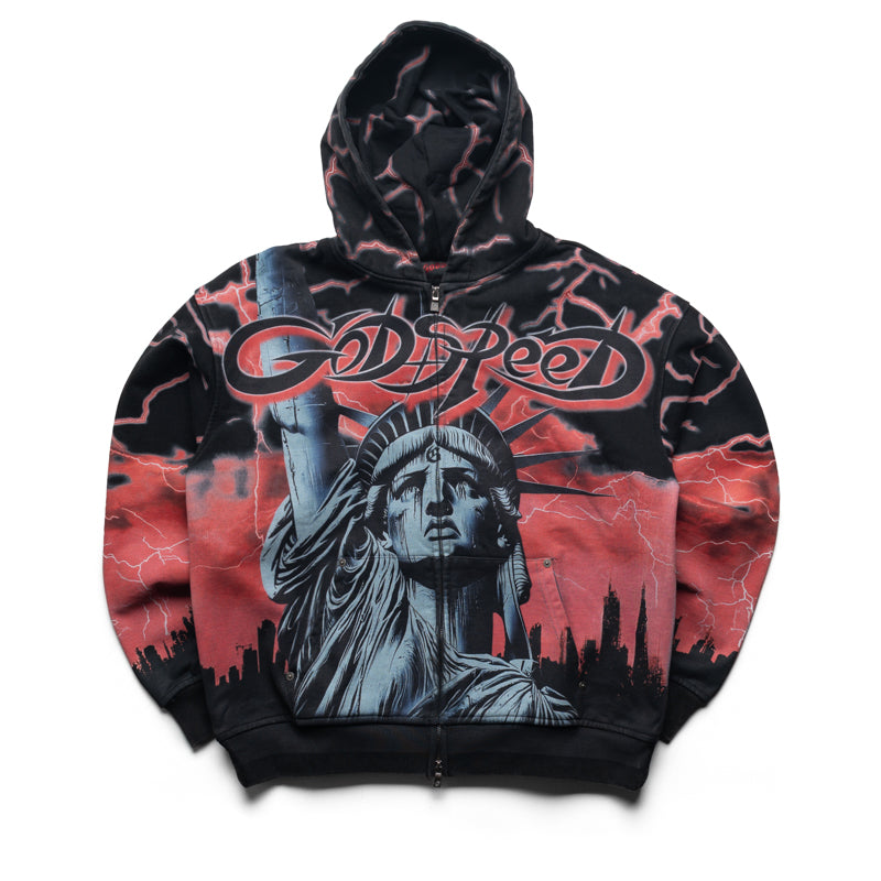 【限定品】Godspeed hoodie168 of 555 sサイズ 値下げ⭕️ GODSPEED NEW YORK - Top 5 Slizzy VVS Hoodie (Bone)