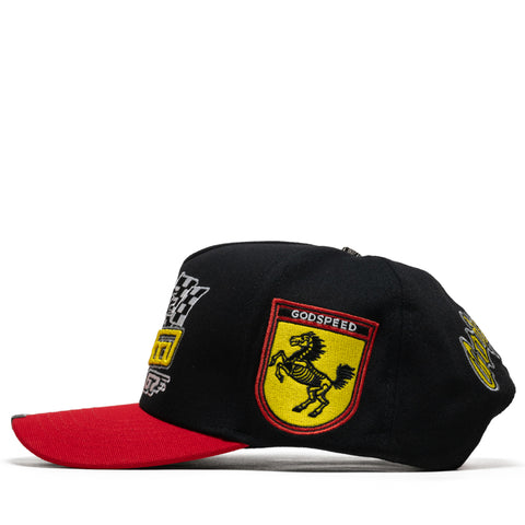 Godspeed New York GRC Members Trucker Hat - Black/Red