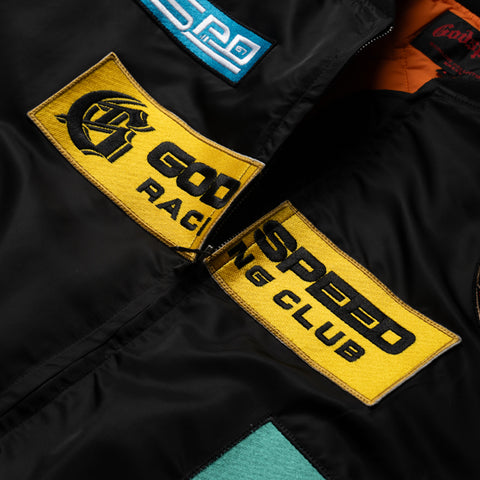 Godspeed New York GRC Members Bomber Jacket - Black