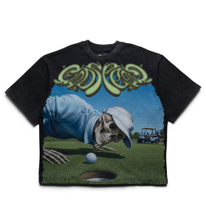 Godspeed New York Green Reaper Tee - Black Wash