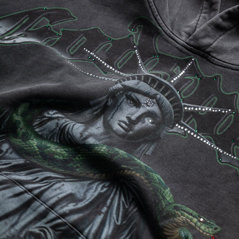 Godspeed New York Top 5 Slizzy VVS Hoodie - Grey Wash