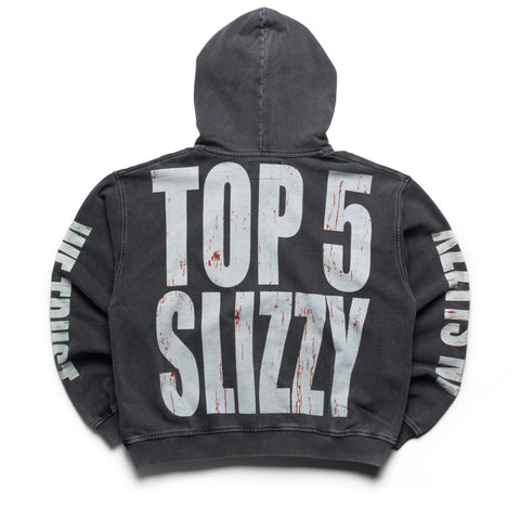 Godspeed New York Top 5 Slizzy VVS Hoodie - Grey Wash