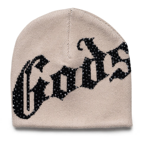 Godspeed New York OG Logo Studded Beanie - Bone
