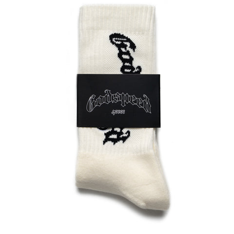 Godspeed New York OG Logo Sock - Bone