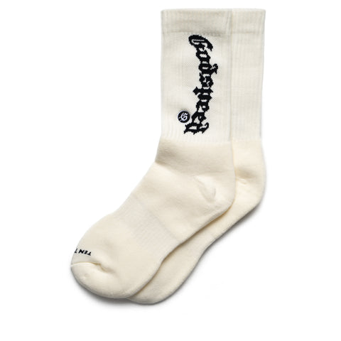 Godspeed New York OG Logo Sock - Bone