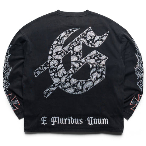 Godspeed New York Hollywood Inferno VVS L/S Tee - Black Wash