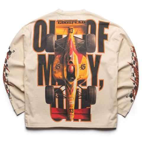 Godspeed New York F1 Finishline L/S Tee - Bone