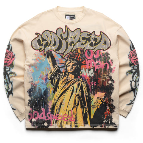 Godspeed New York Vandal L/S Tee - Bone