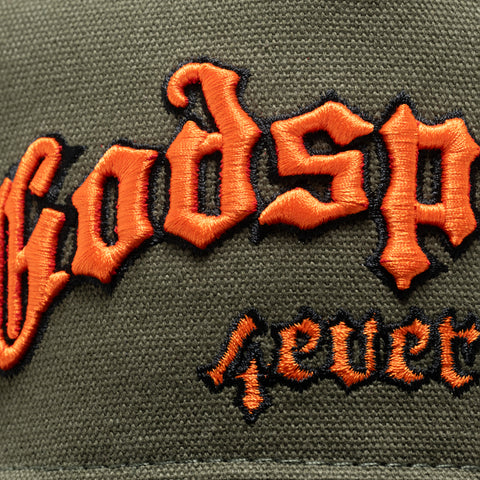 Godspeed New York GS Forever Trucker Hat - Olive/Orange