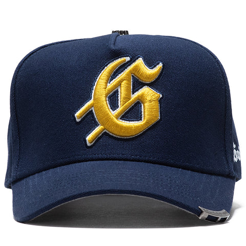 Godspeed New York G Logo Snapback - Navy/Yellow
