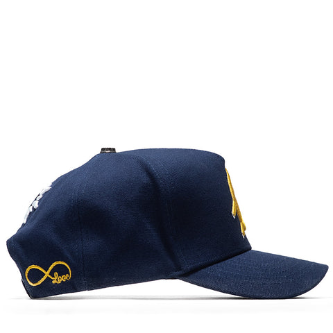 Godspeed New York G Logo Snapback - Navy/Yellow