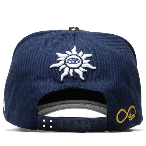 Godspeed New York G Logo Snapback - Navy/Yellow
