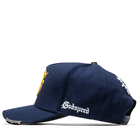 Godspeed New York G Logo Snapback - Navy/Yellow