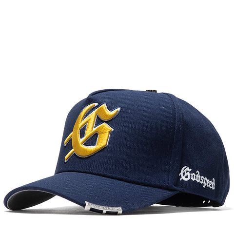 Godspeed New York G Logo Snapback - Navy/Yellow