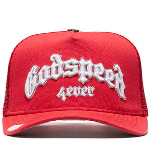 Godspeed New York GS Forever Trucker Hat - Cherry