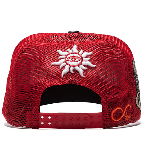Godspeed New York GS Forever Trucker Hat - Cherry