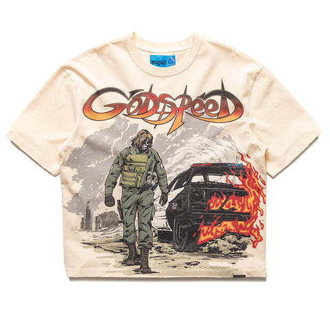 Godspeed New York KHAOS Tee NG - Bone