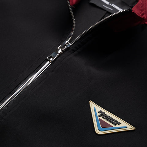 Homme Femme Classic Stripe Track Jacket - Black/Red