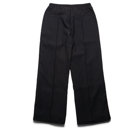 Homme Femme Relaxed Track Pants - Black/Red