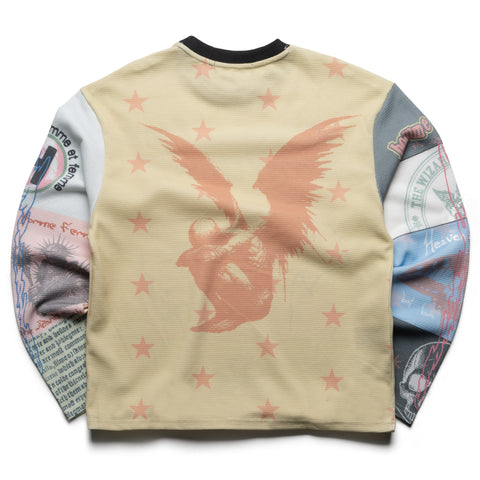 Homme Femme Peyote Thermal L/S Tee - Yellow