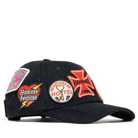 Homme Femme Heartbreak Corduroy Hat - Black