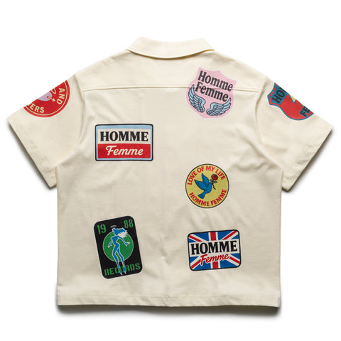 Homme Femme Heartbreak Button Down - Cream